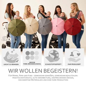 BAMBINIWELT universaler Sonnenschirm für Kinderwagen/Buggy UNI (rund)